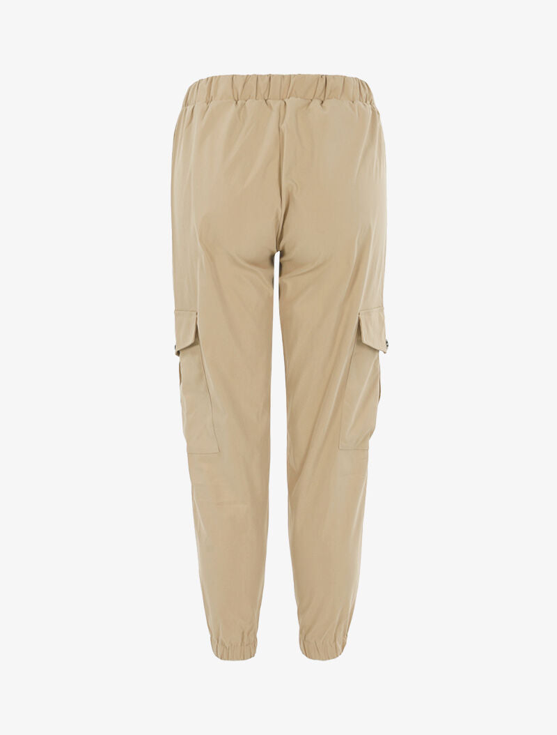 Pantaloni cargo 7/8 - beige