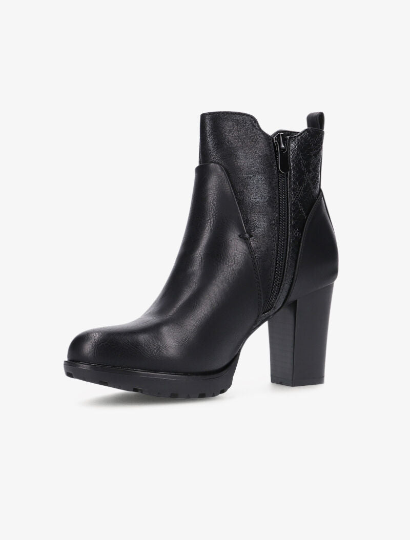 Bottines à détails style écailles - noir - 3