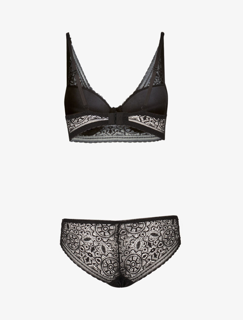 Ensemble ampliforme bustier - noir - 2