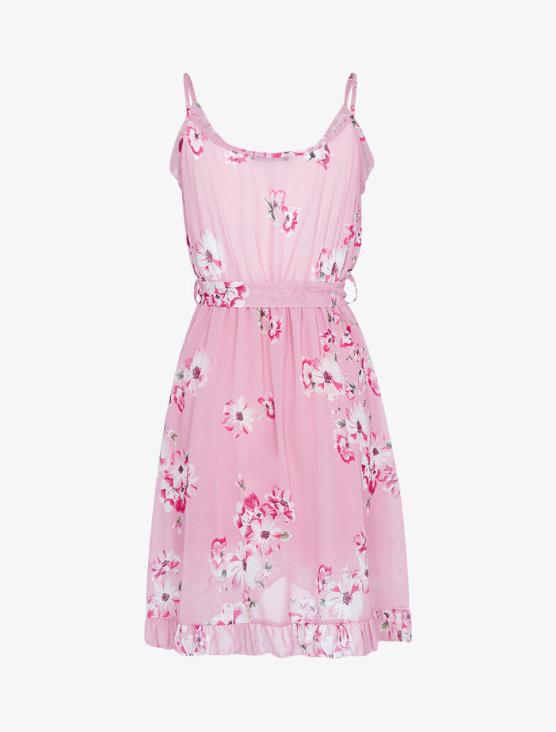 Robe portefeuille à imprimé floral - rose - 2