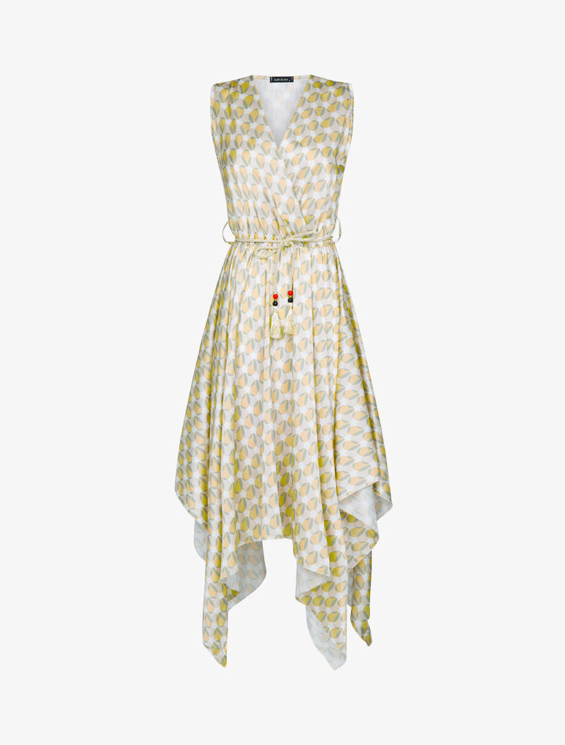 Robe asymétrique à imprimés 70&