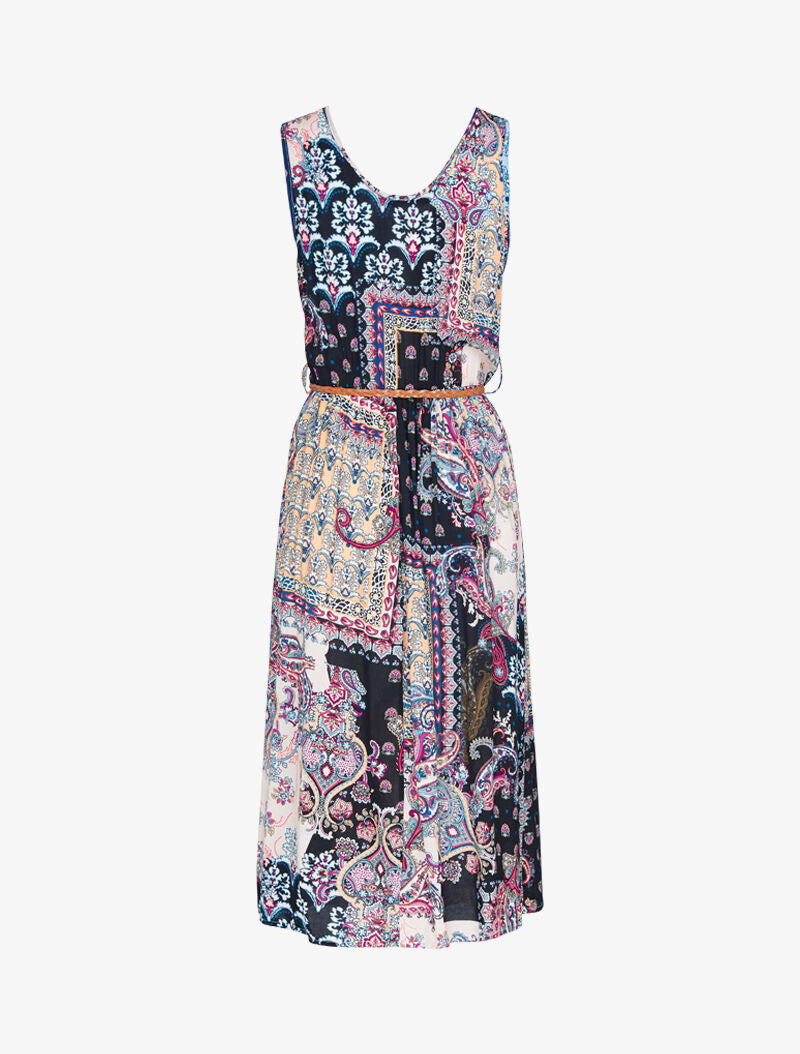 Robe à imprimé cachemire - noir - 3
