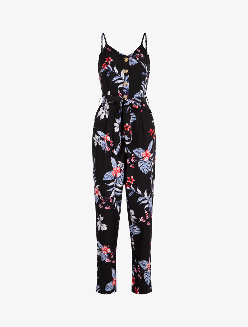 Combinaison imprimés à boutons - noir - 2
