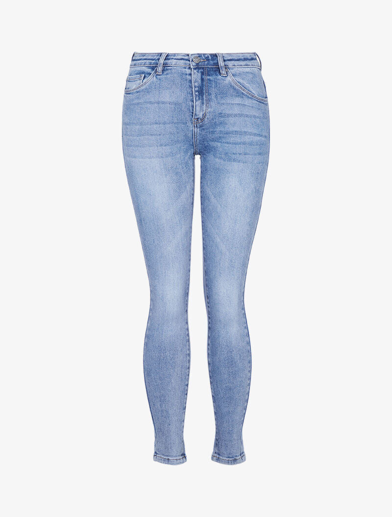 Jean slim délavé - denim clair - 3