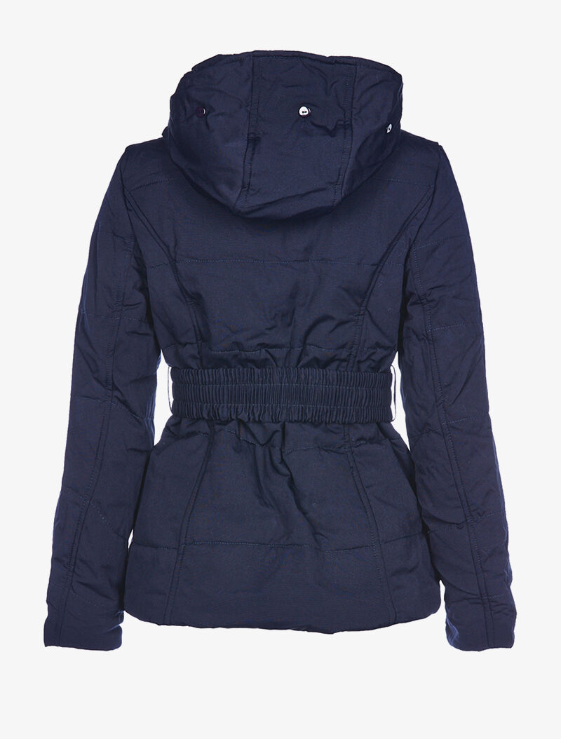 Doudoune fourrure amovible - marine/beige - 5