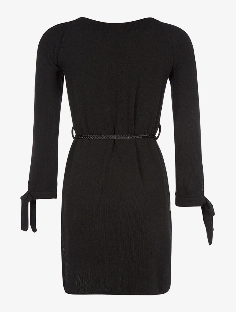 Robe-pull épaules nues - noir - 2