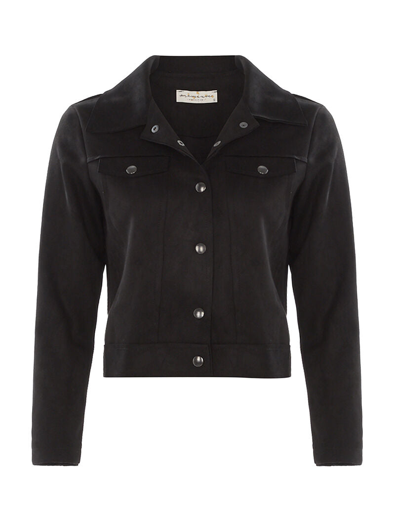 Veste légère en daim - noir - 7