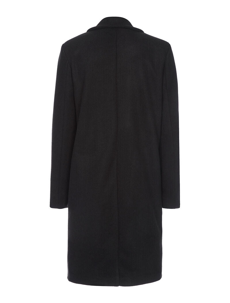 Manteau fermeture un bouton - noir - 5