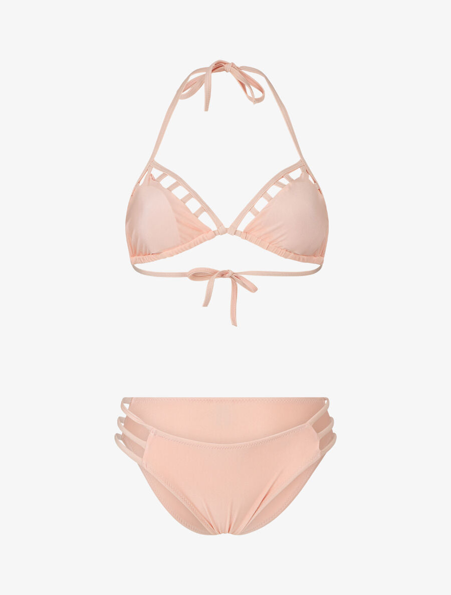 Bikini triangle uni - Rose saumon - 2