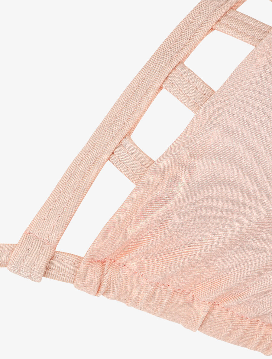 Bikini triangle uni - Rose saumon - 4