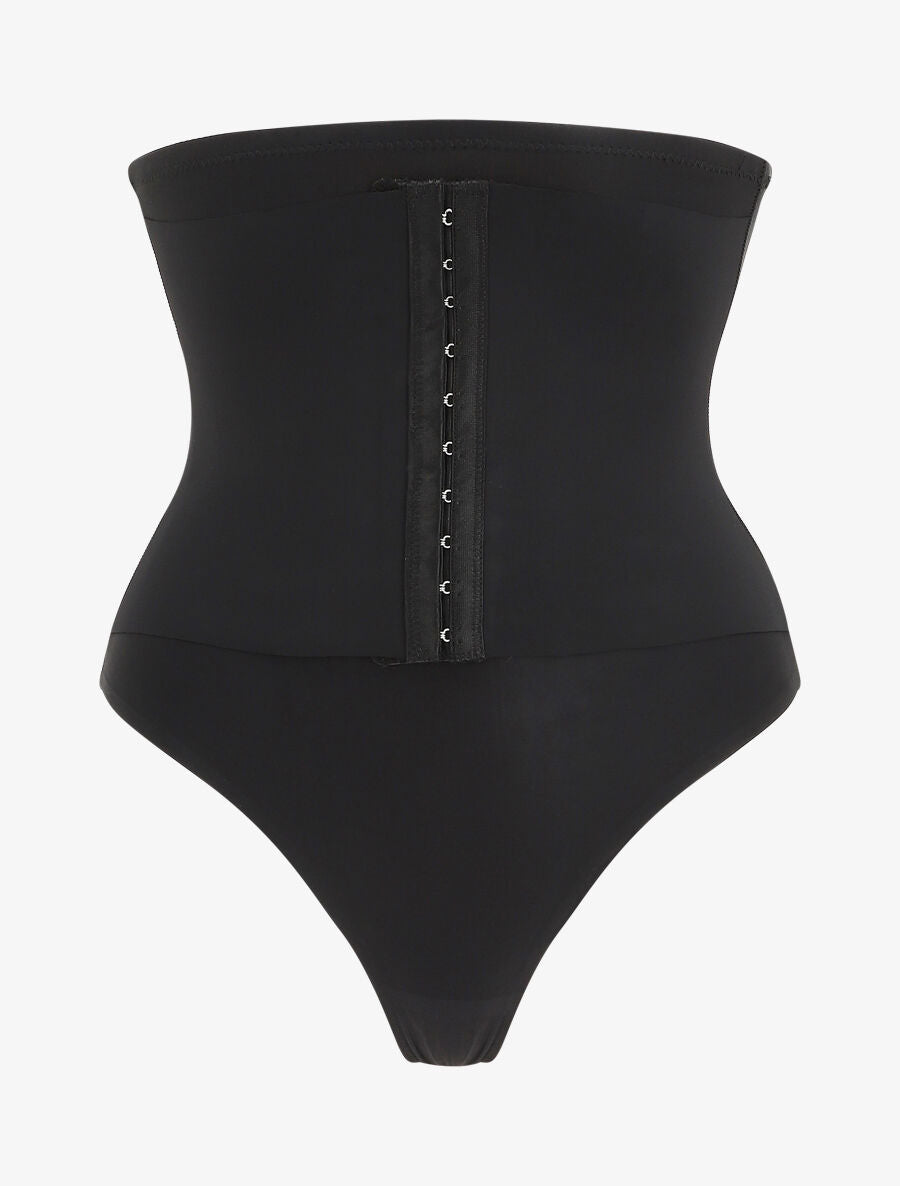String gainant taille haute - Noir - 1