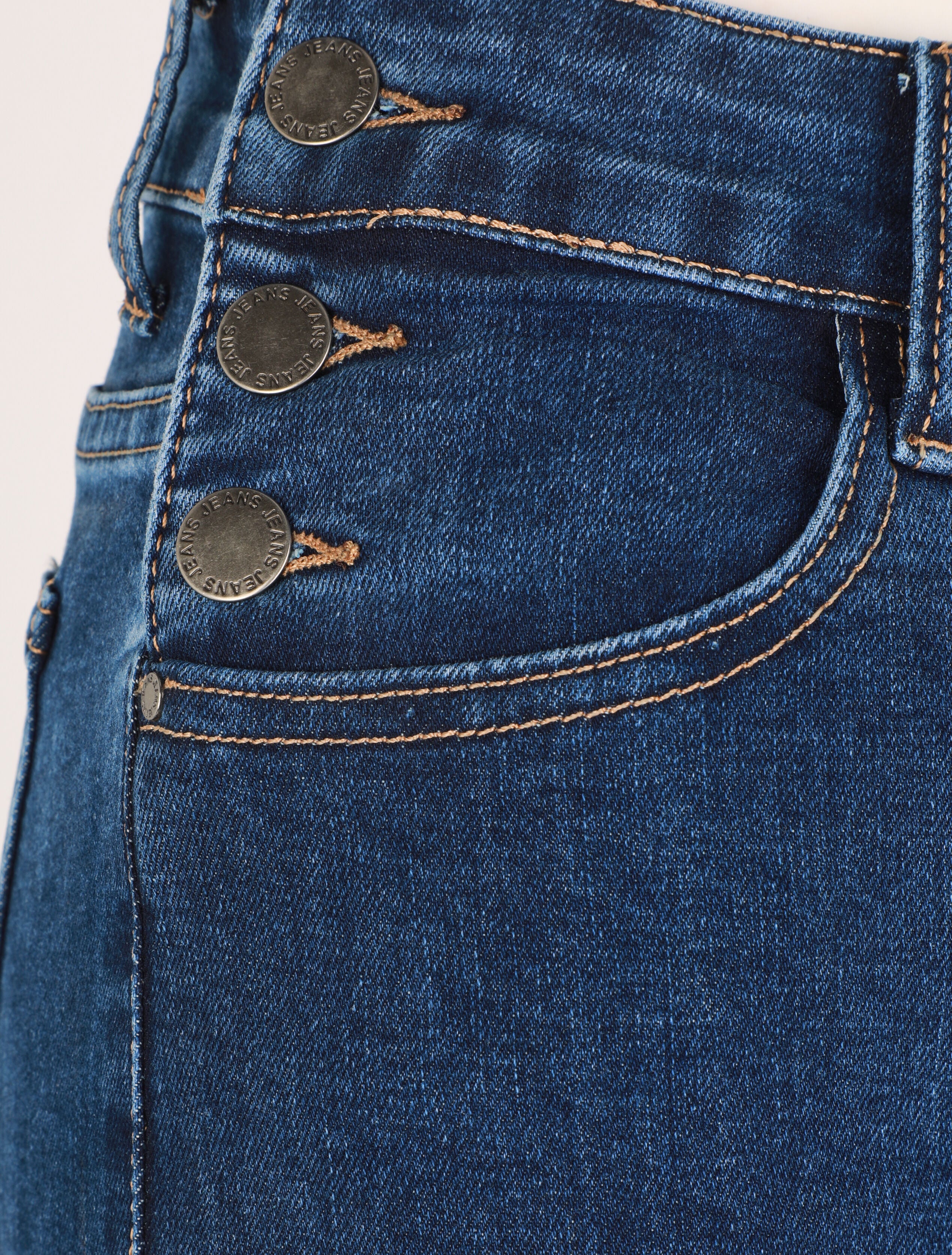 Jean classique coupe flare - Bleu - 3