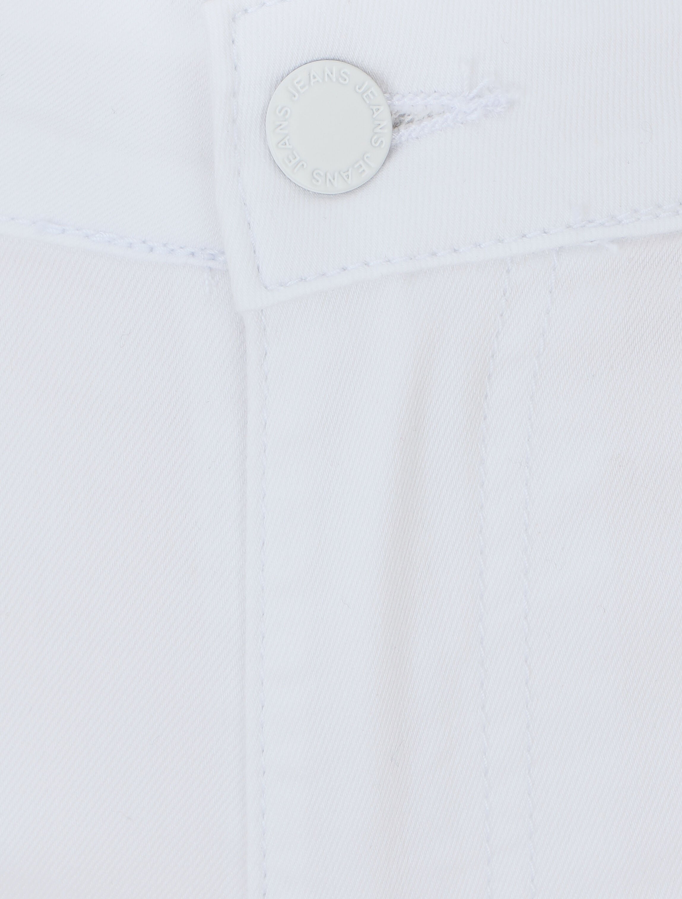 Jean skinny uni grande taille - Blanc - 3