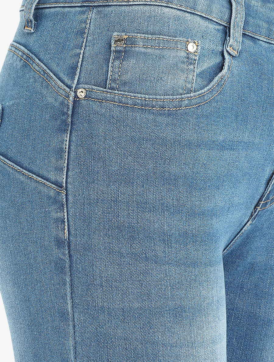 Jean push up coupe slim - Bleu - 3
