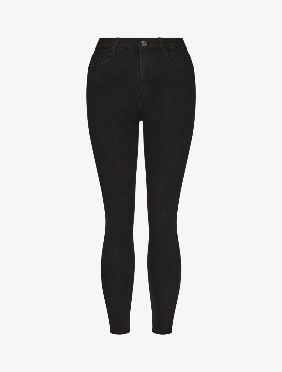 Jean basique coupe skinny - Noir - 1