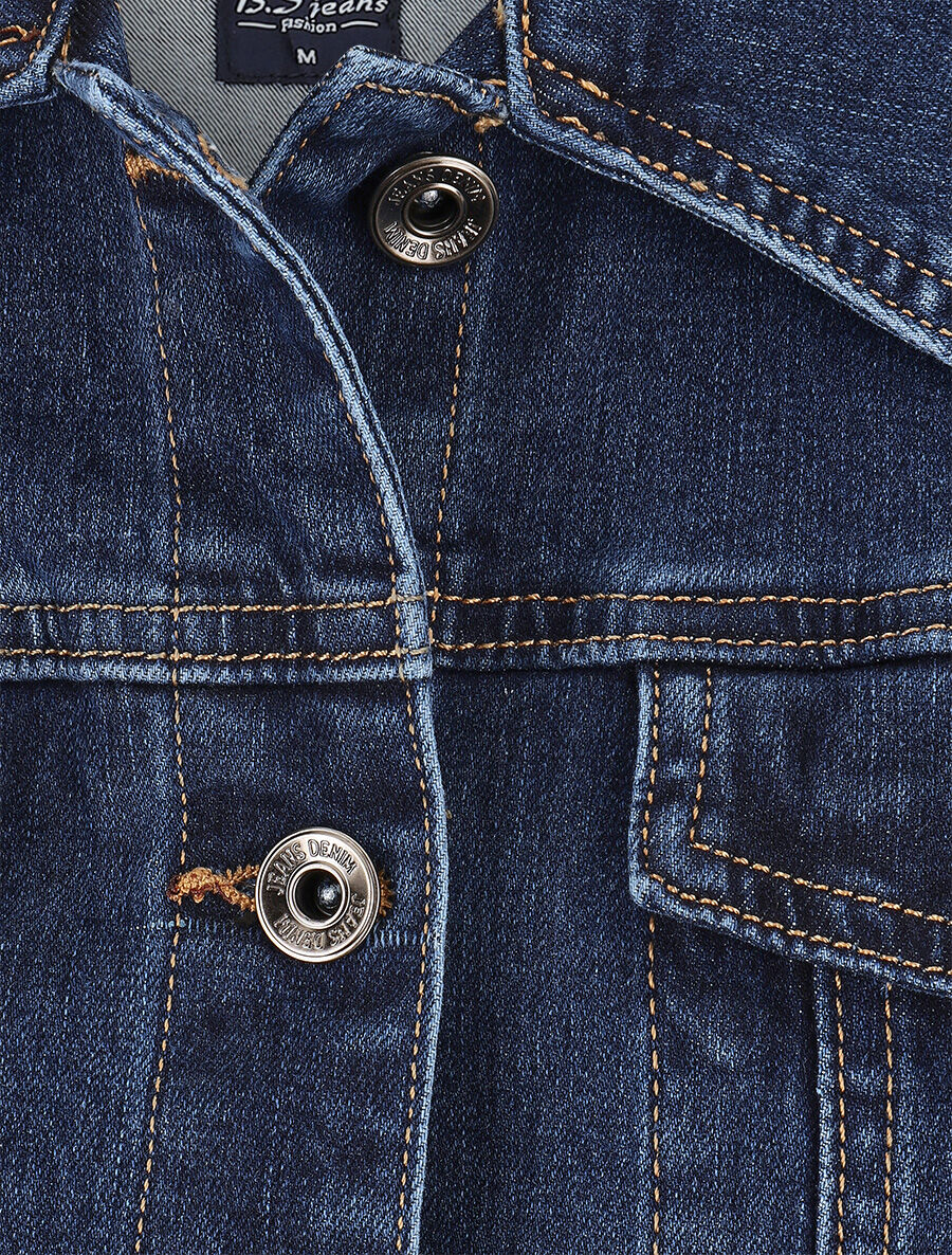 Veste en jean - Bleu - 3