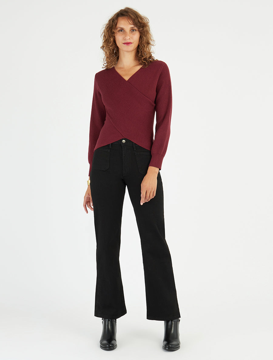 Jean wide leg coupe ample - Noir - 8