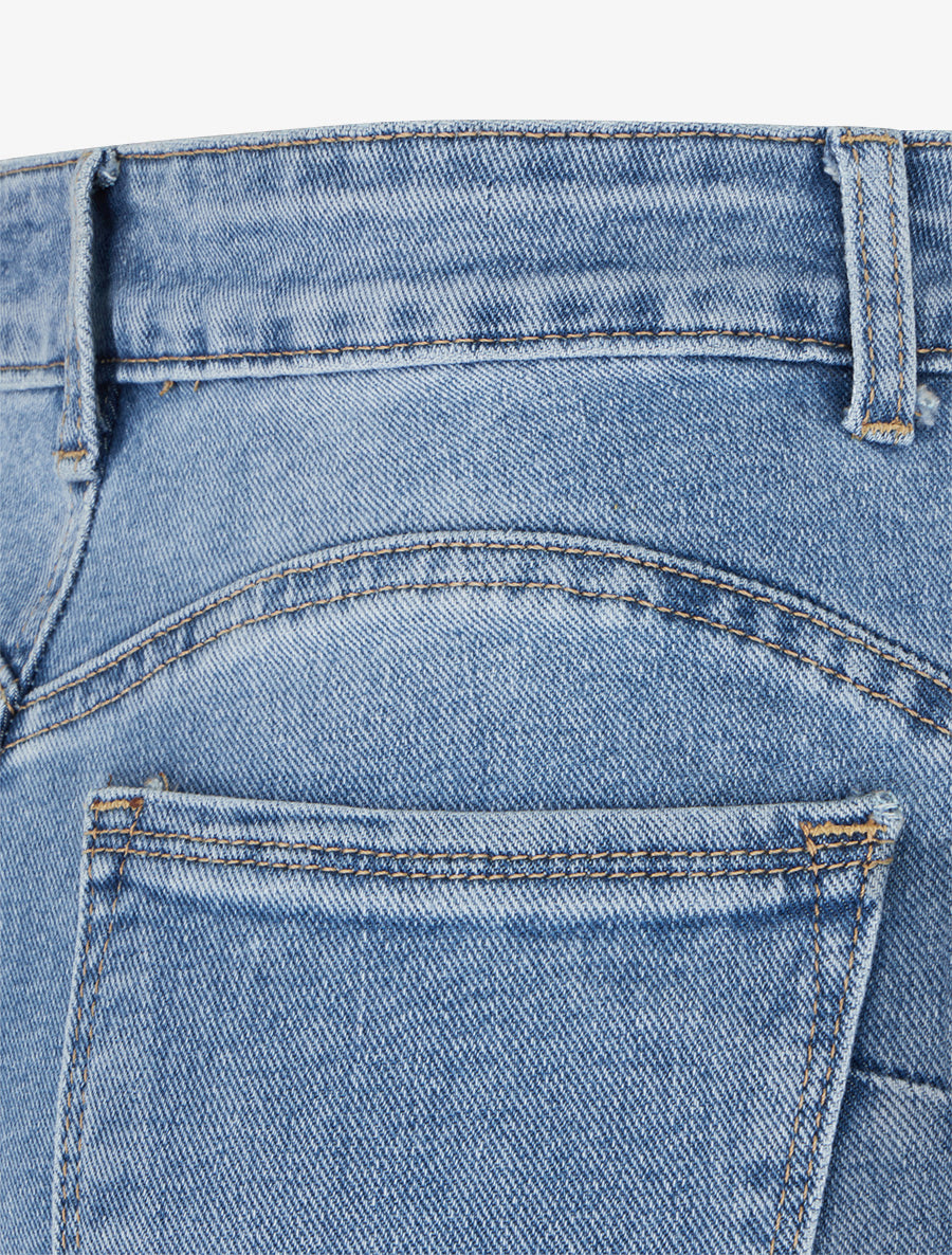 Jean push-up wide leg - Bleu clair - 3