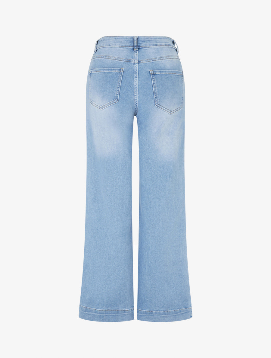 Jean classique coupe droite - Bleu clair - 2