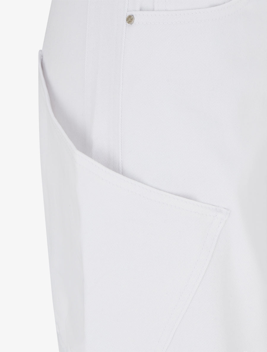 Jean a 7 tasche a taglio dritto - Bianco