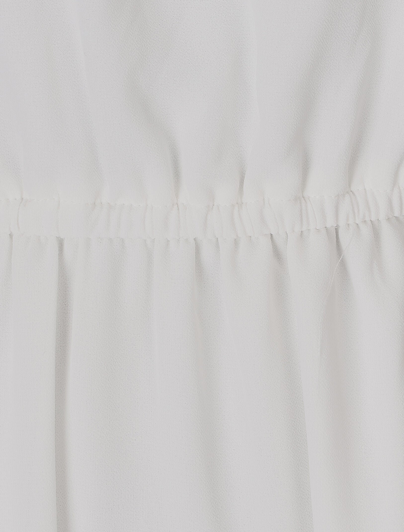 Robe à dos ouvert en dentelle - Blanc - 3