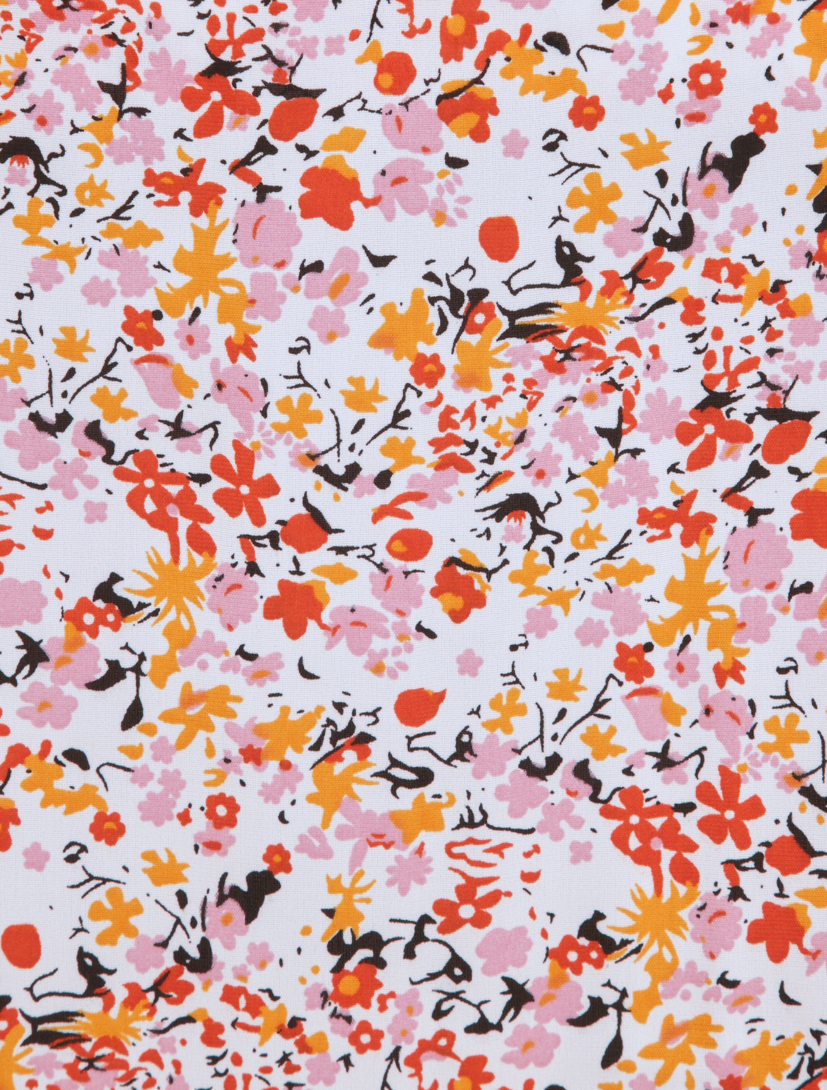 Débardeur carré à imprimé pivoines - Rose - 4