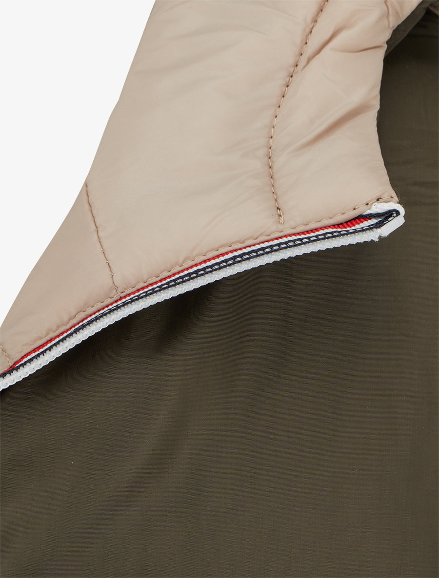 Doudoune matelassée reversible à capuche - Kaki - 3