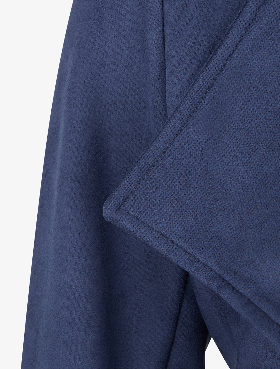 Giacca in suedine con collo a scialle - Marina