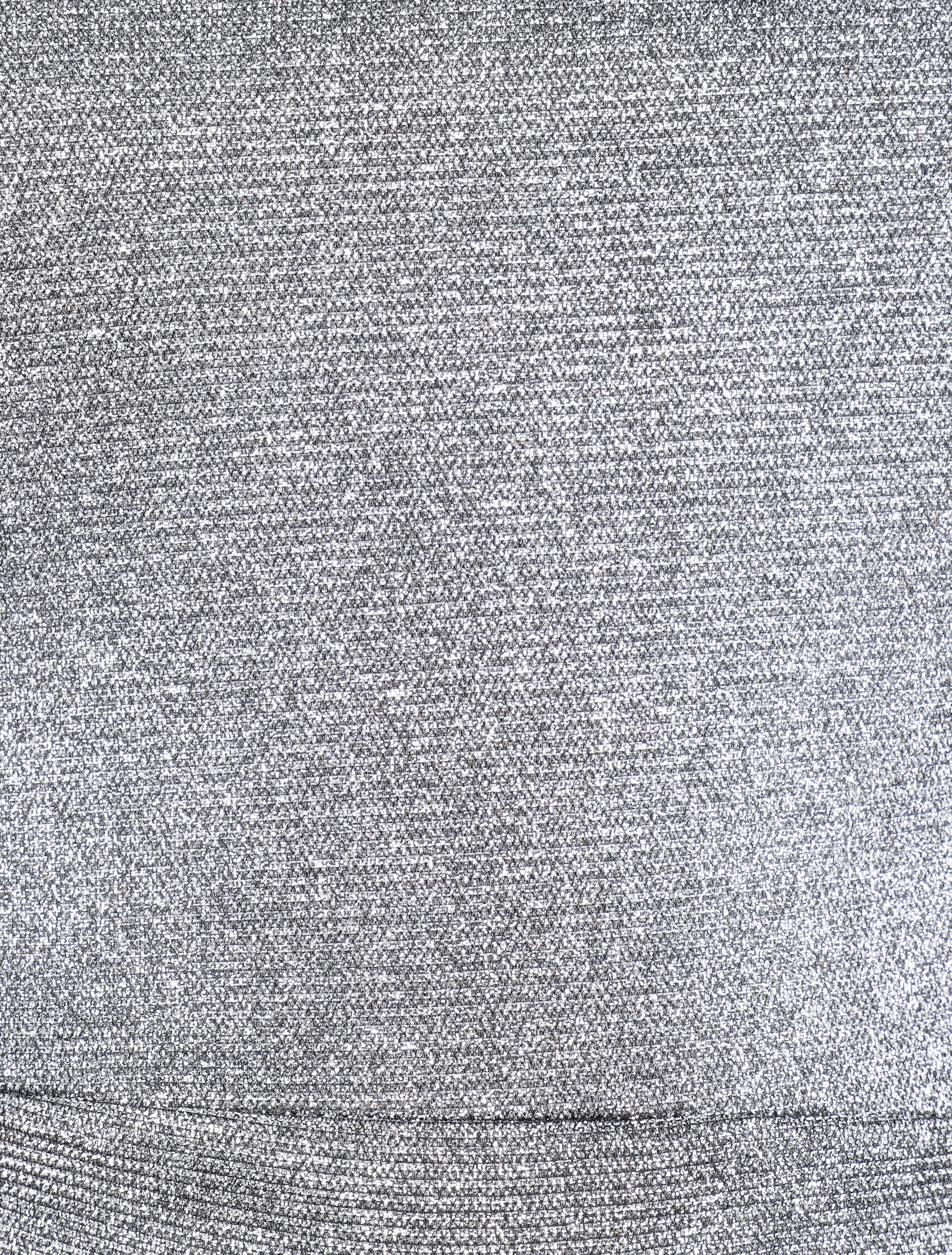 Robe patineuse à paillettes et dos à corset - Argent - 4
