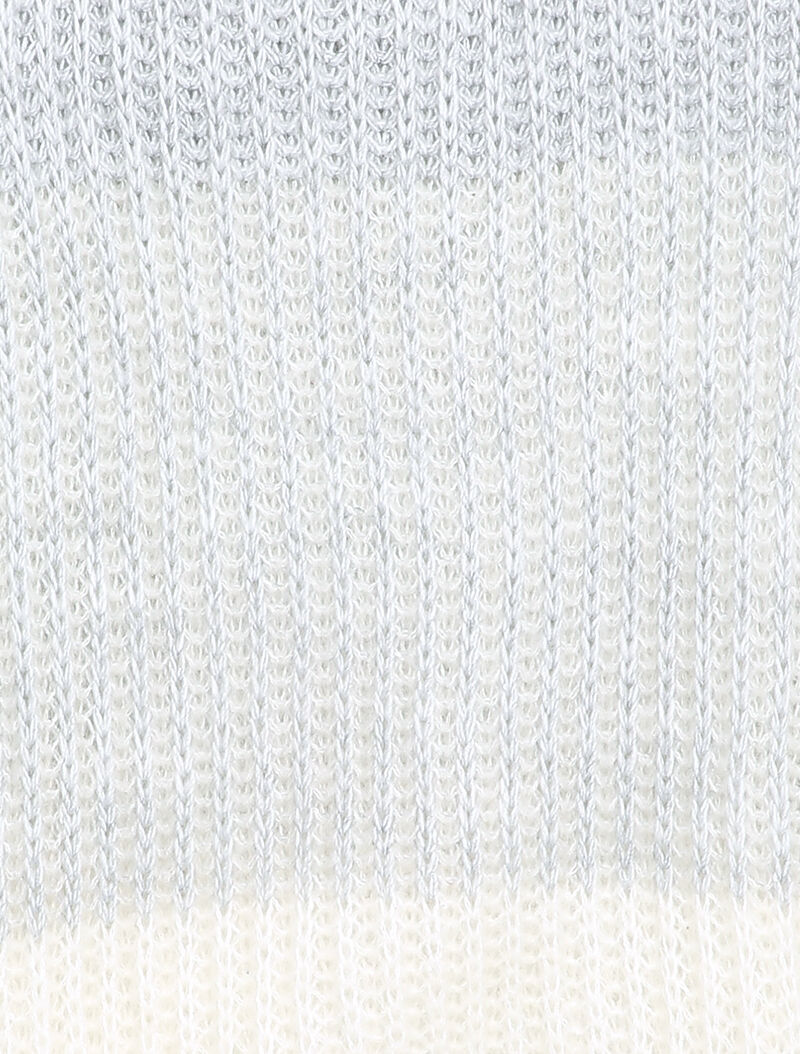 Pull en grosse maille contrastée - Gris clair - 3