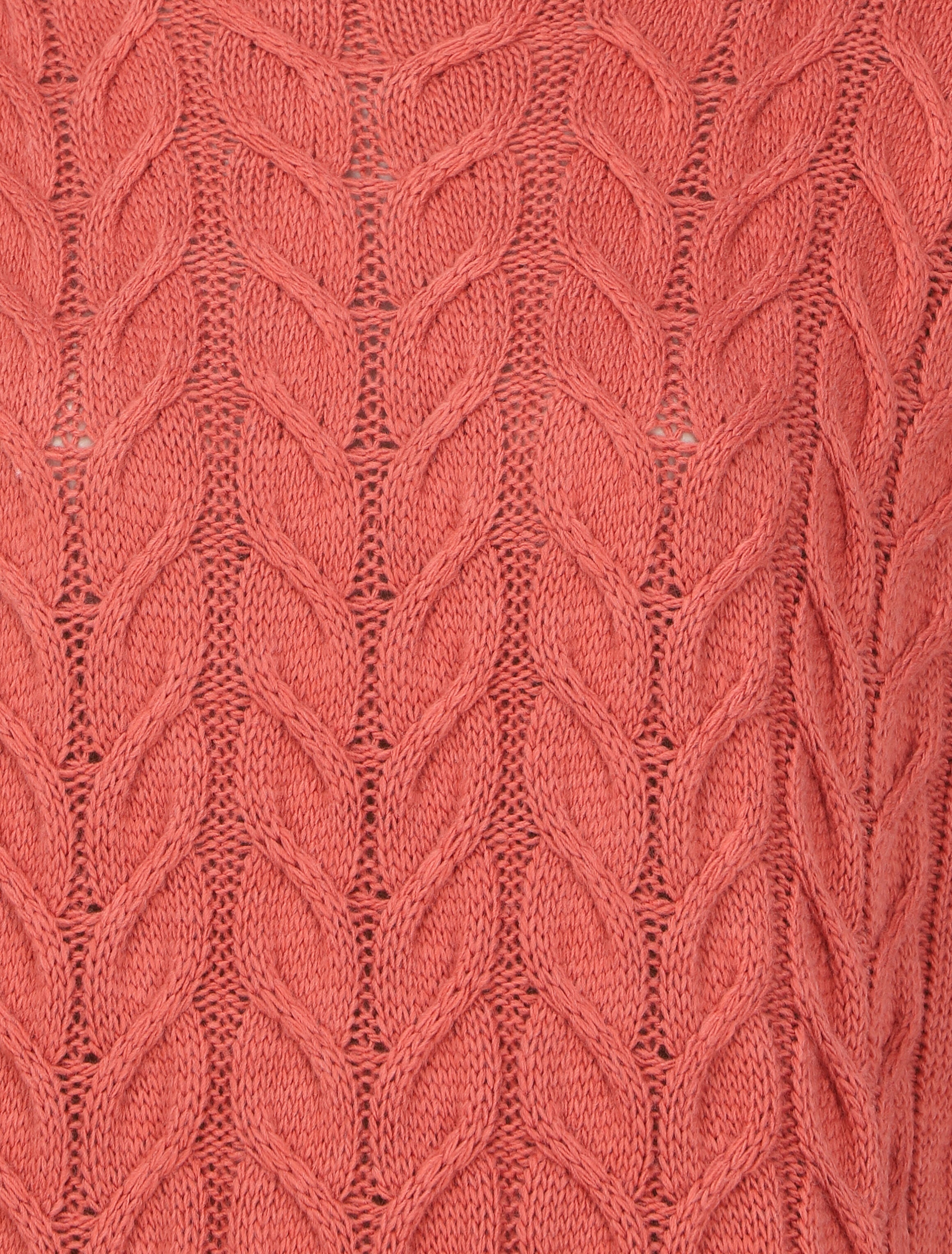 Robe pull sans manches à col roulé - Rose - 3