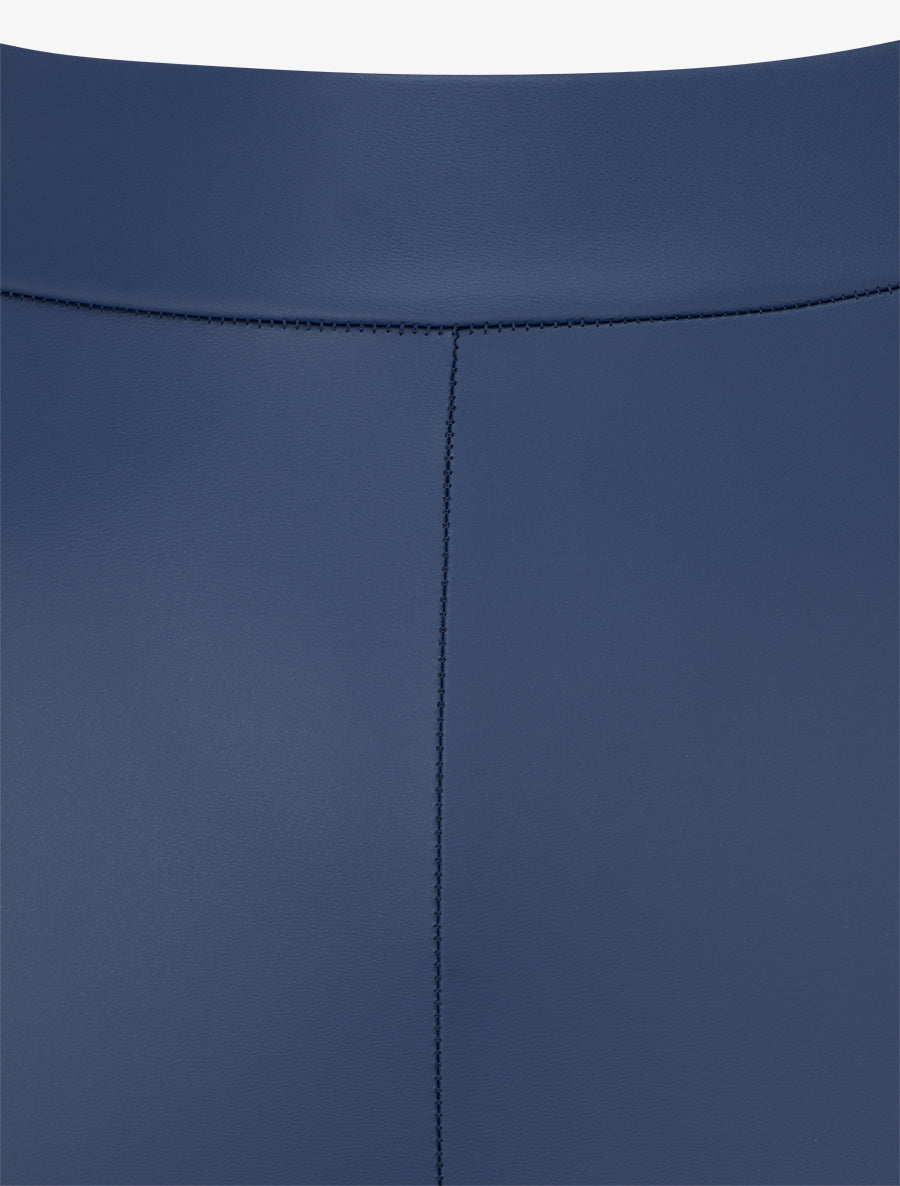 Legging skinny en simili - Bleu - 3