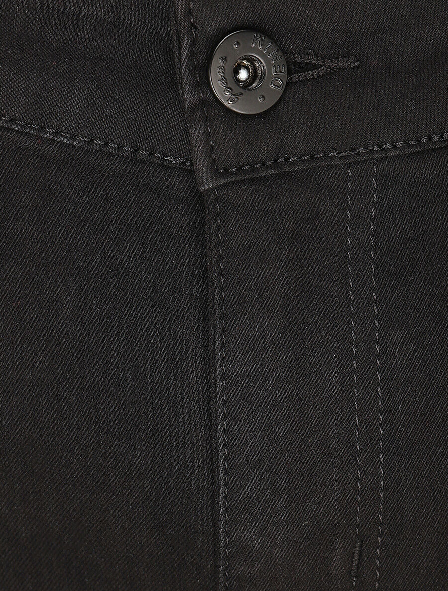 Jean basic coupe droite - Noir - 3