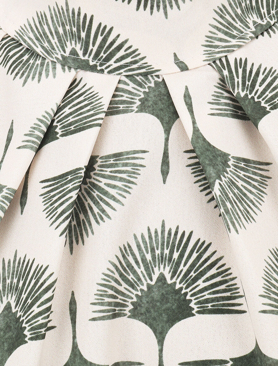 Top sans manches imprimé dandelion - Vert olive - 3