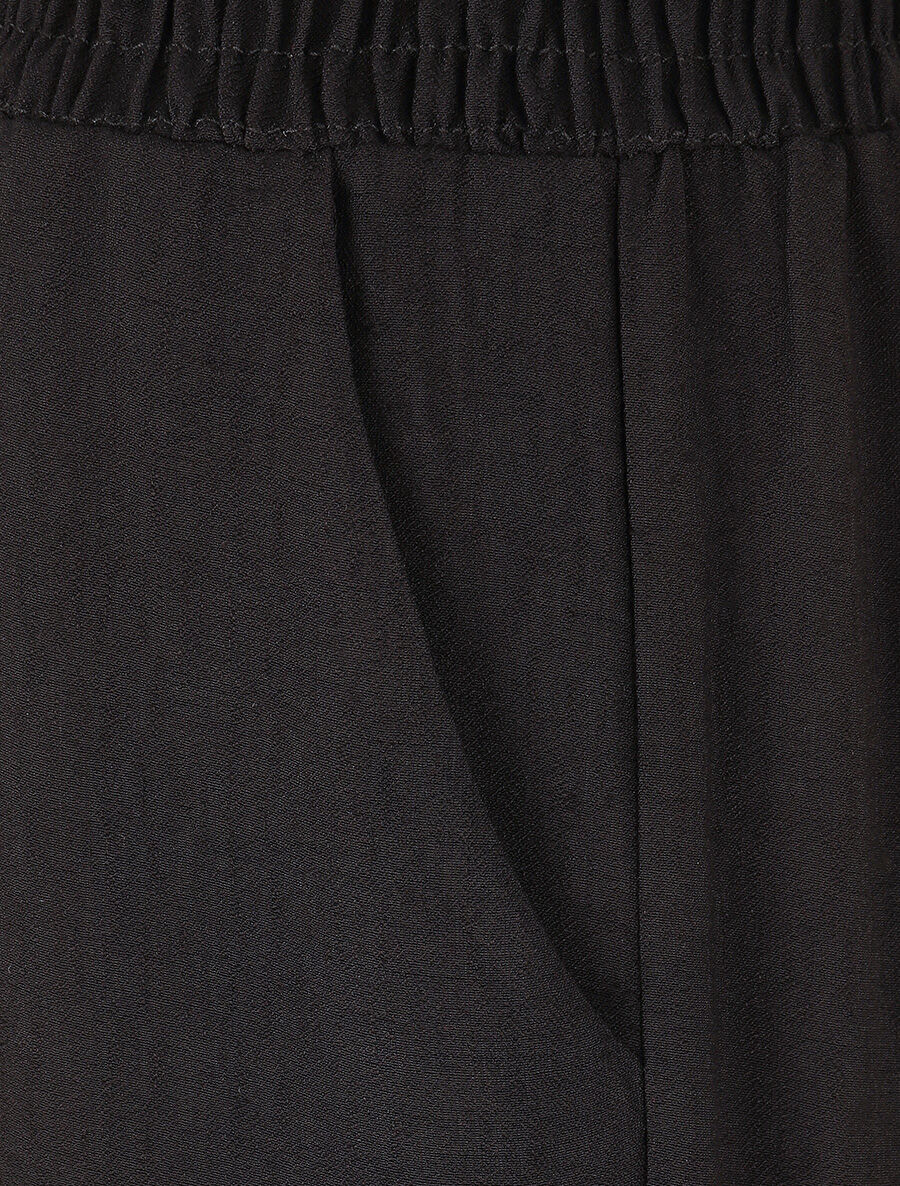 Combinaison droite taille élastiquée - Noir - 3