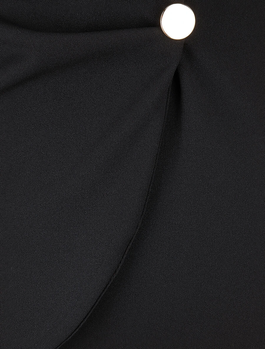 Robe fourreau style tailleur - Noir - 3