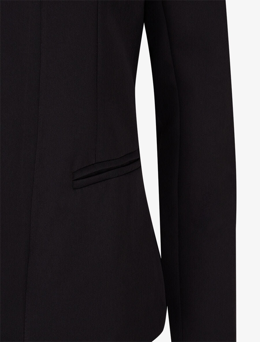 Veste à col cranté - Noir - 3