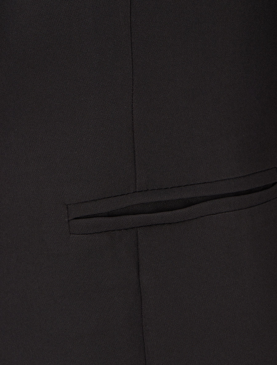 Blazer uni boutonné - Noir - 3