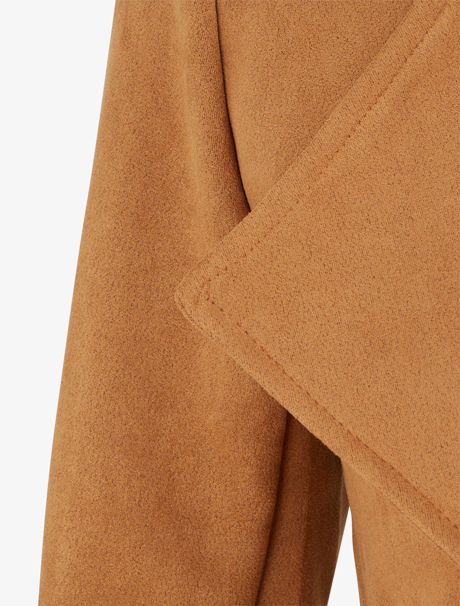 Giacca in camoscio sintetico con tasche decorative con zip - Chameau