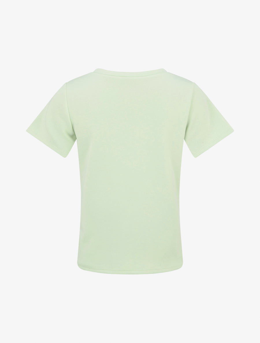 Top manches courtes à boucle - Vert pomme - 2