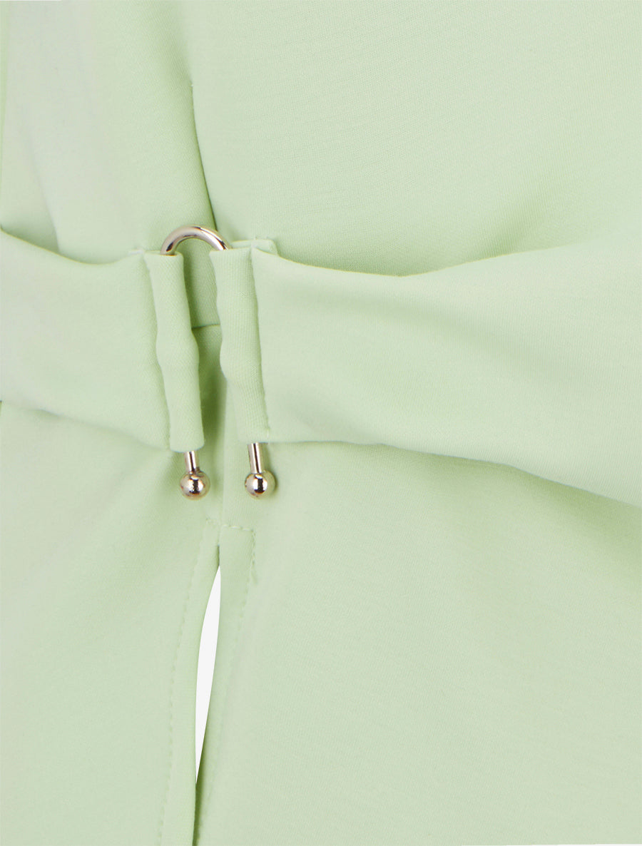 Top manches courtes à boucle - Vert pomme - 3