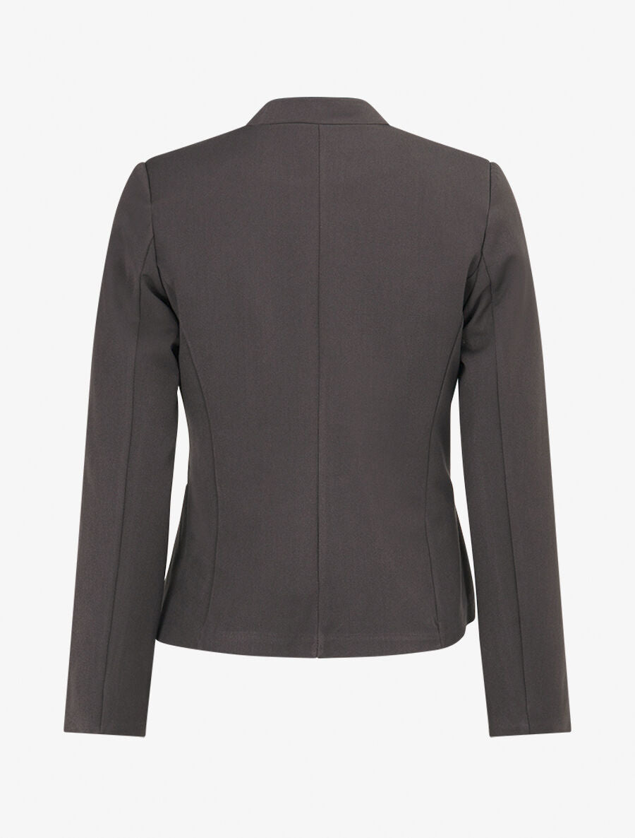 Veste ouverte à liseret - Anthracite - 2