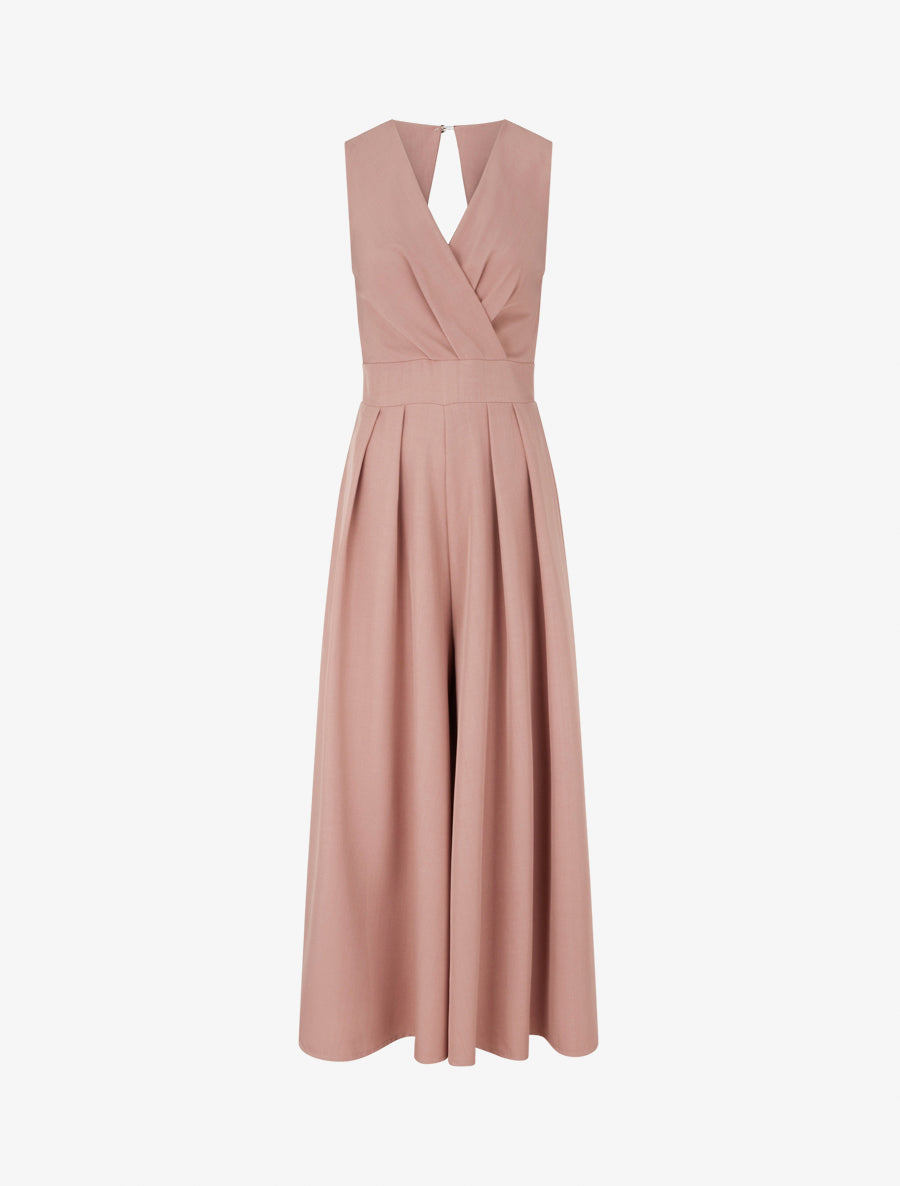 Tuta Chunpin Donna Manica Corta Scollo Quadrato – Rosa, XX-Large - 4
