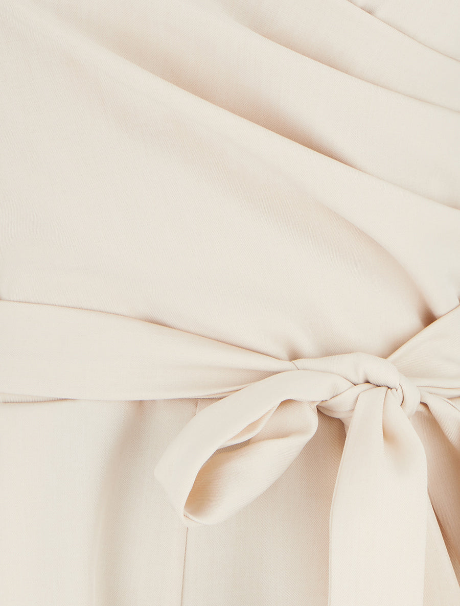 Combishort fluide à fines bretelles - Beige - 3