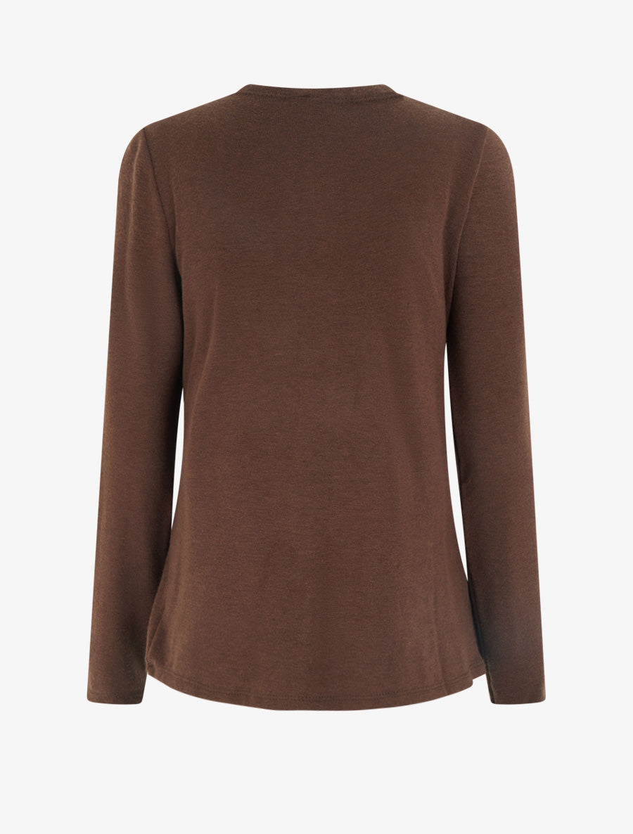Pull style gilet en trompe l&