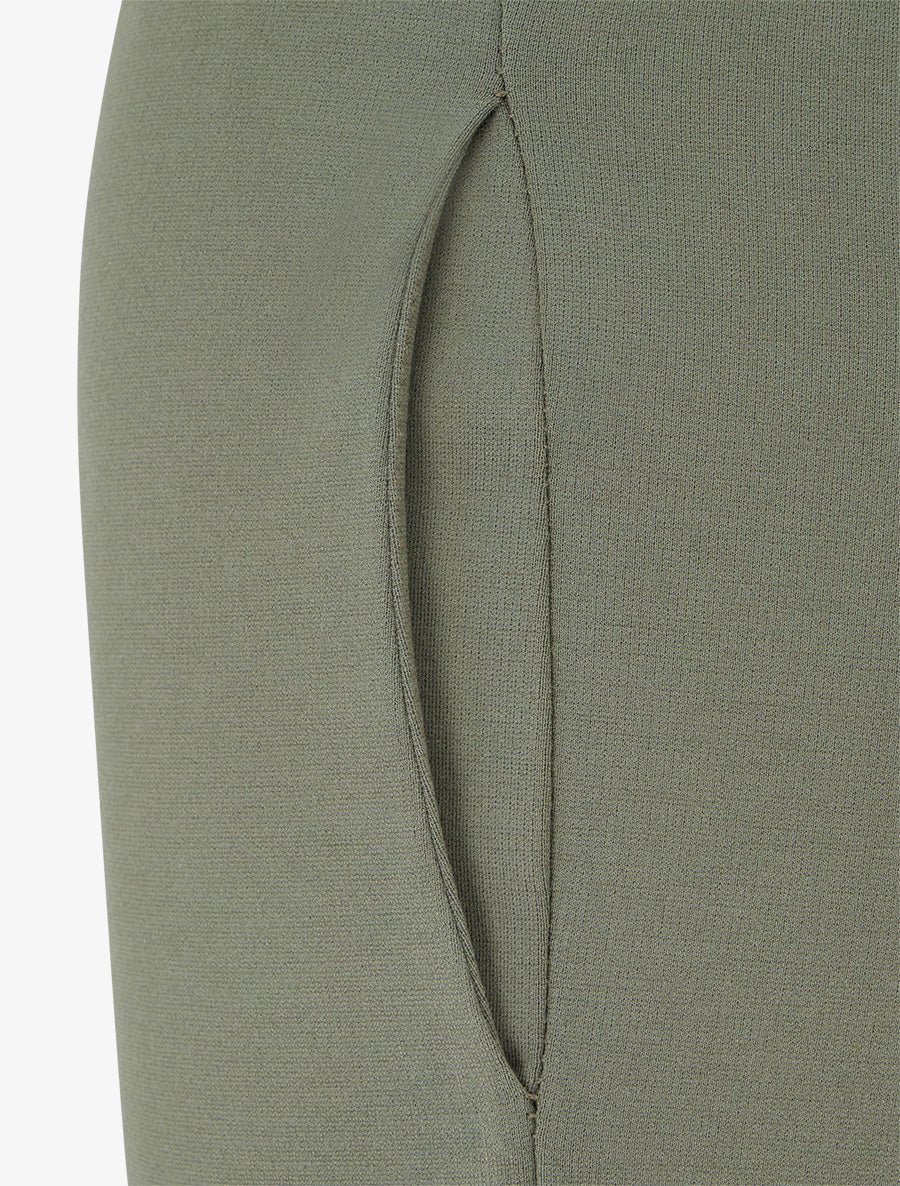 Pantalon uni coupe droite - Kaki - 3