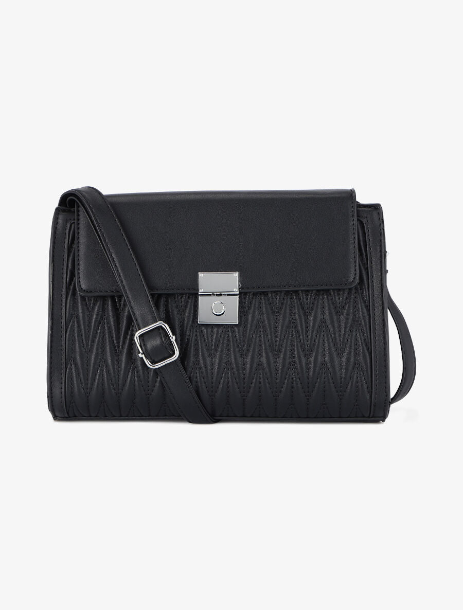 Sac besace Amanda - Noir - 6