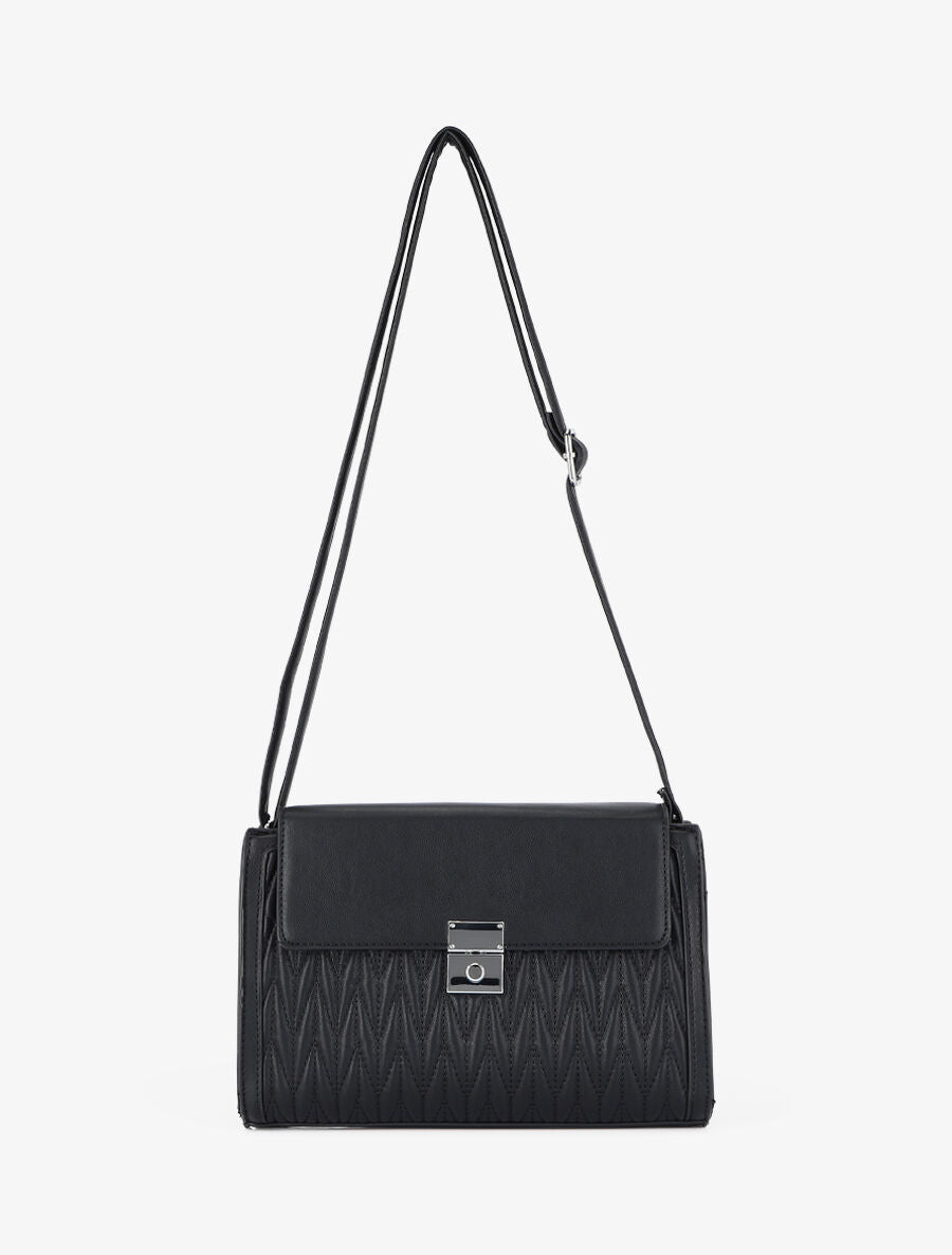 Sac besace Amanda - Noir - 3