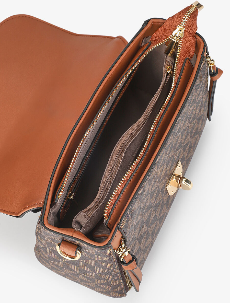 Sac besace Brooke - Camel - 4
