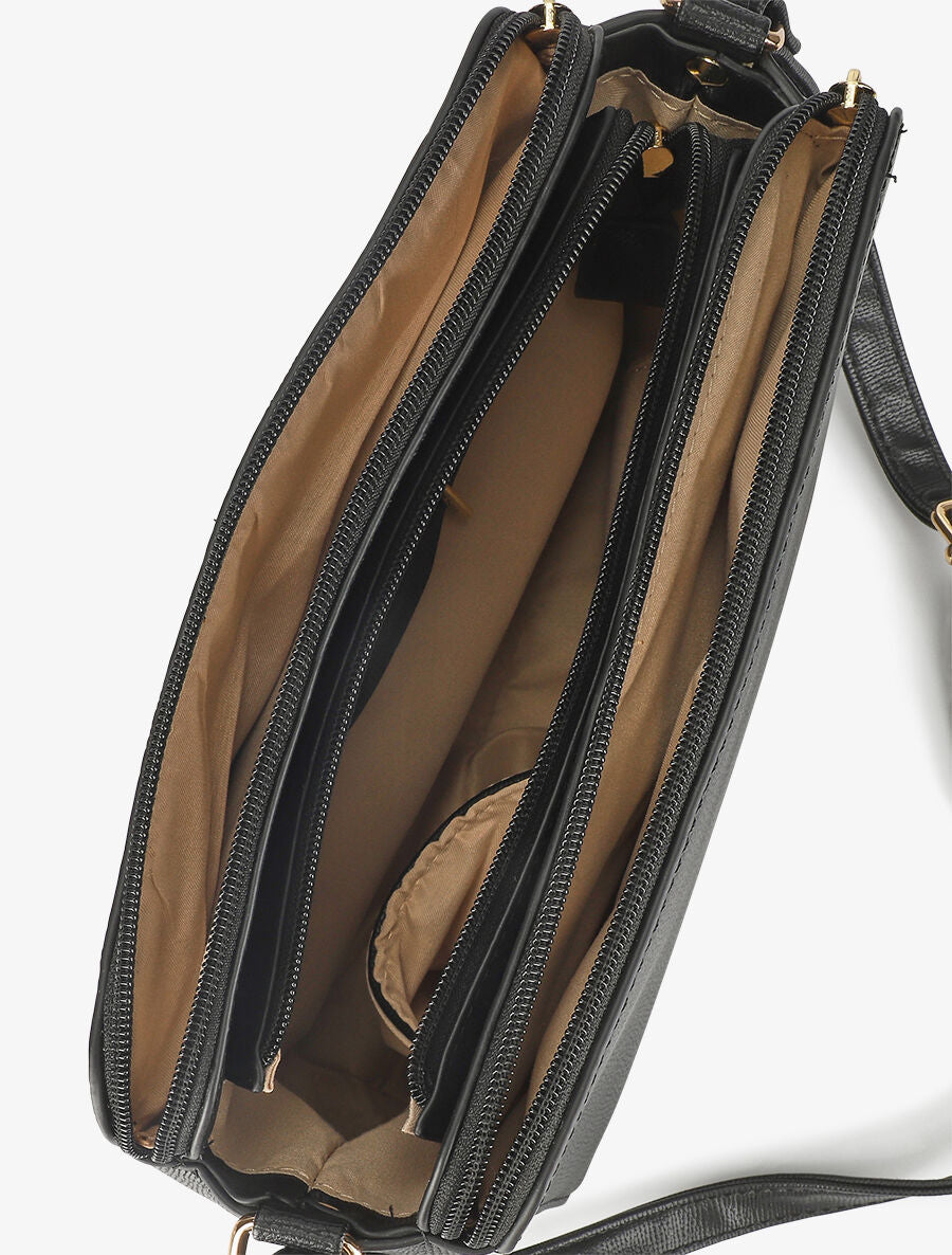 Sac besace Alison - Noir - 4